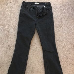 Madewell Cali Demi-Boot jeans in black